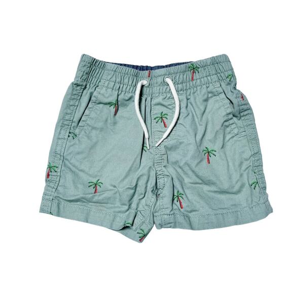 Gap Palm Tree Print Shorts Size 12-18m - Picture 1 of 4